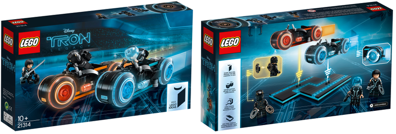 Illustration for article titled Start Saving Your Quarters Because Lego's Tron: Legacy Light Cycles Set Finally Arrives Next Week